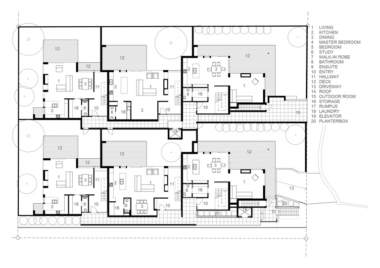 Lane Cove Townhouses | Davis Architects