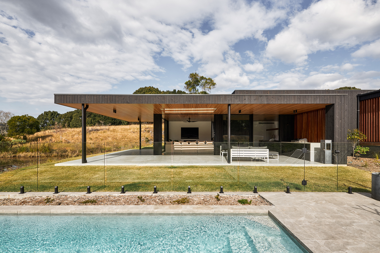 black minimalist house